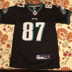 Phila Eagles youth size large stitched jersey